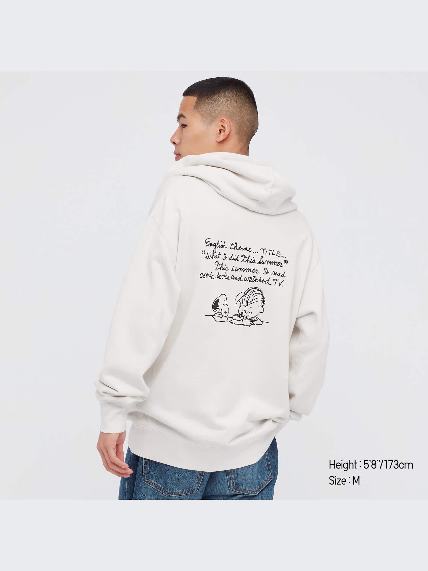 MEN S PEANUTS LONG SLEEVE SWEAT PULLOVER HOODIE UNIQLO AU