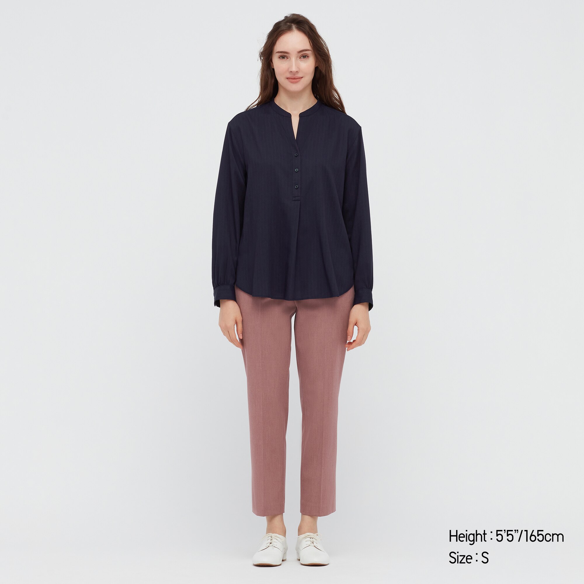 WOMEN'S RAYON STRIPED RELAXED LONG 