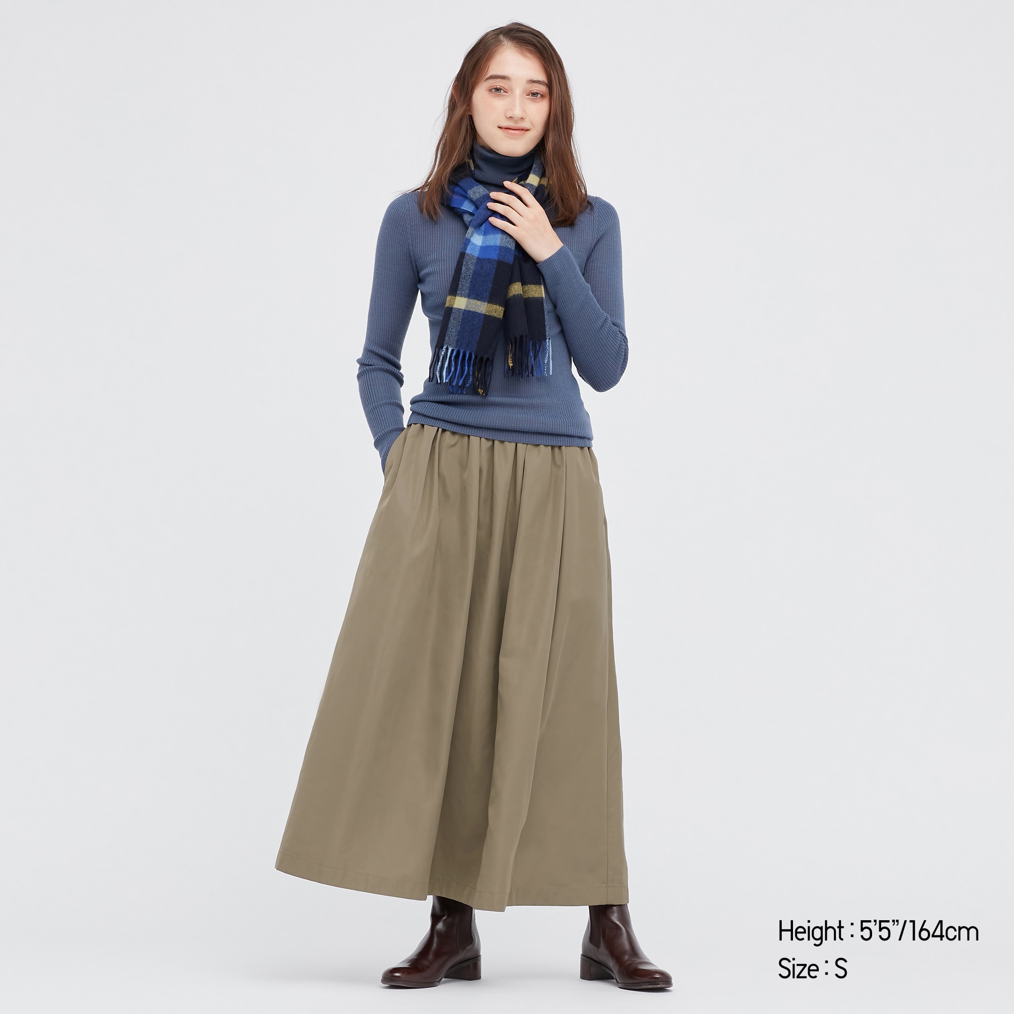 WOMEN'S VOLUME LONG SKIRT | UNIQLO AU