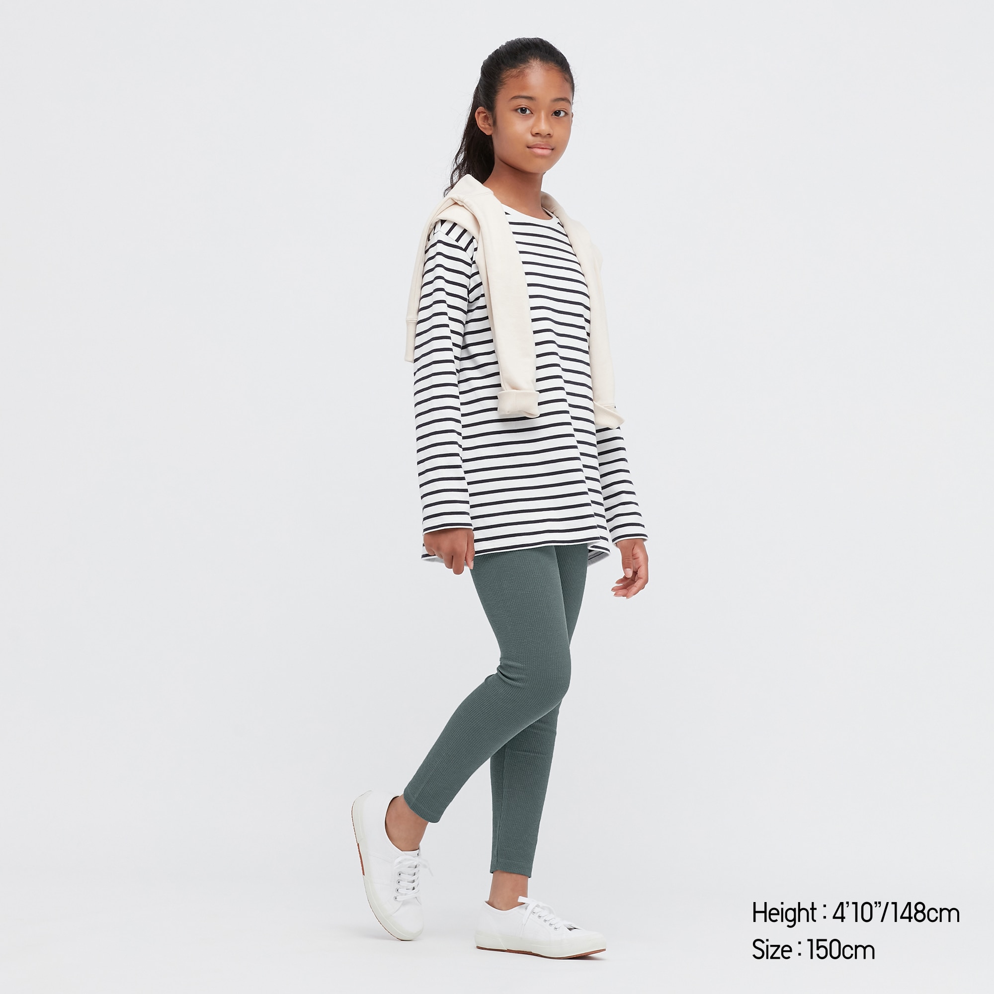 GIRLS RIBBED LEGGINGS | UNIQLO AU