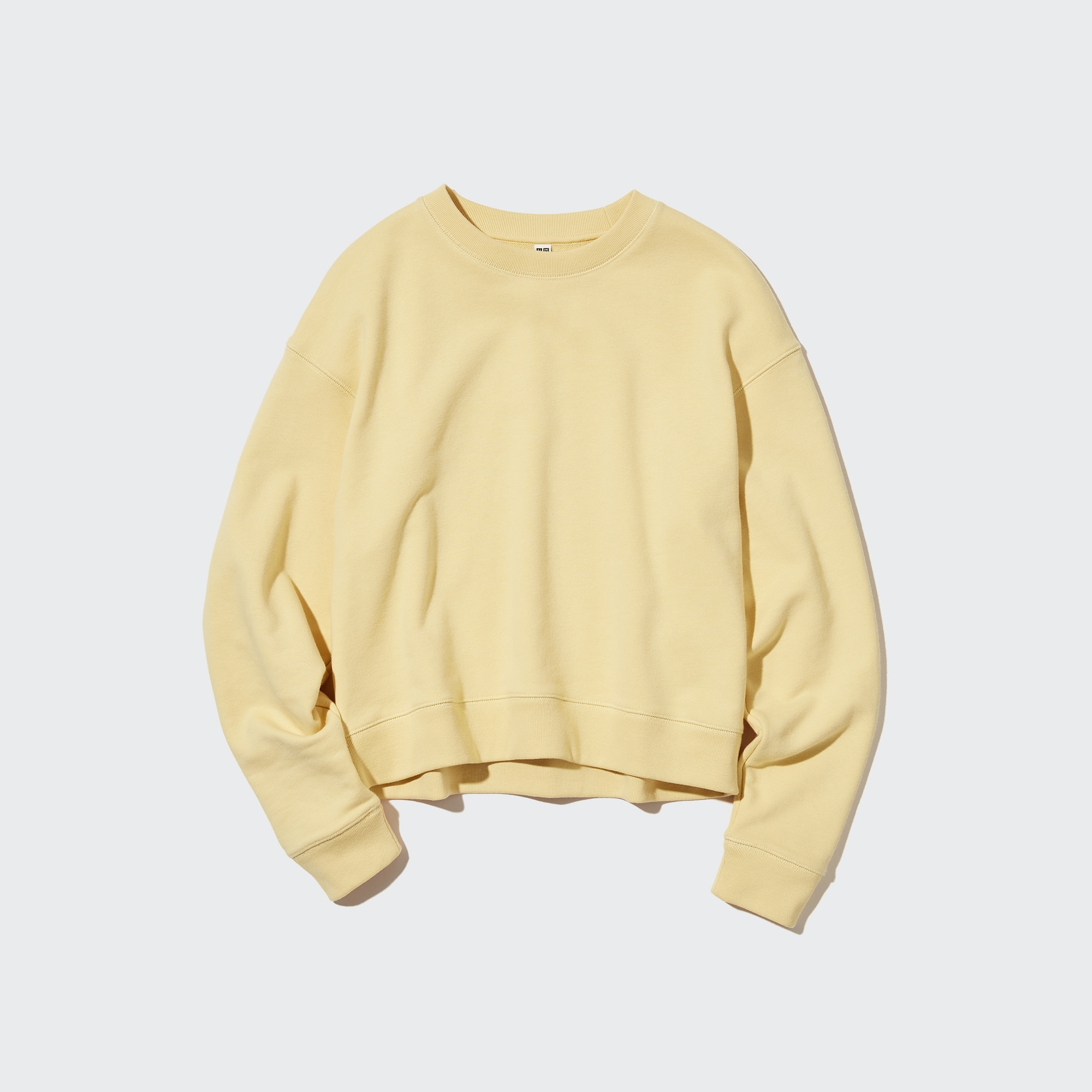 WOMEN'S CREW NECK CROPPED LONG SLEEVE 