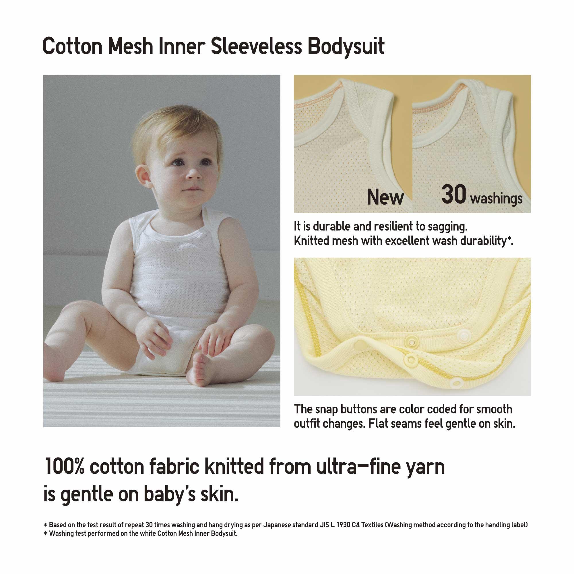 Uniqlo baby mesh store bodysuit