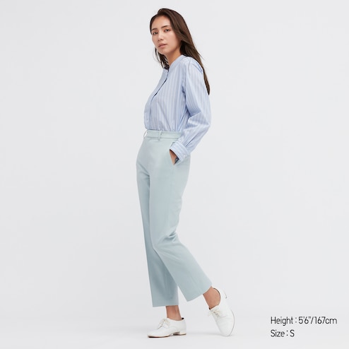 UNIQLO Smart 2-Way Stretch Brushed Ankle Pants
