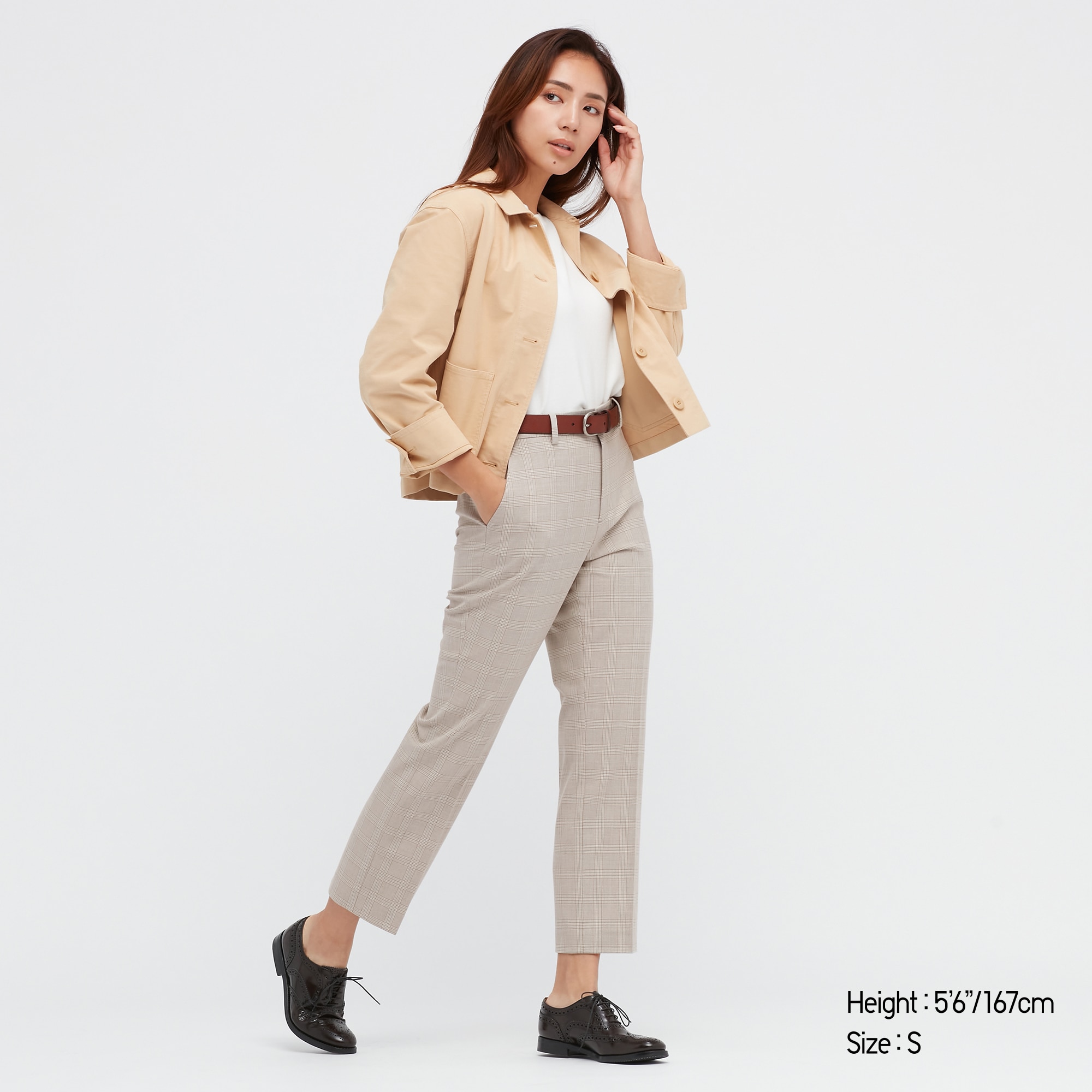 Check Slim Fit Ankle Length Trousers | Pants | Tommy Hilfiger