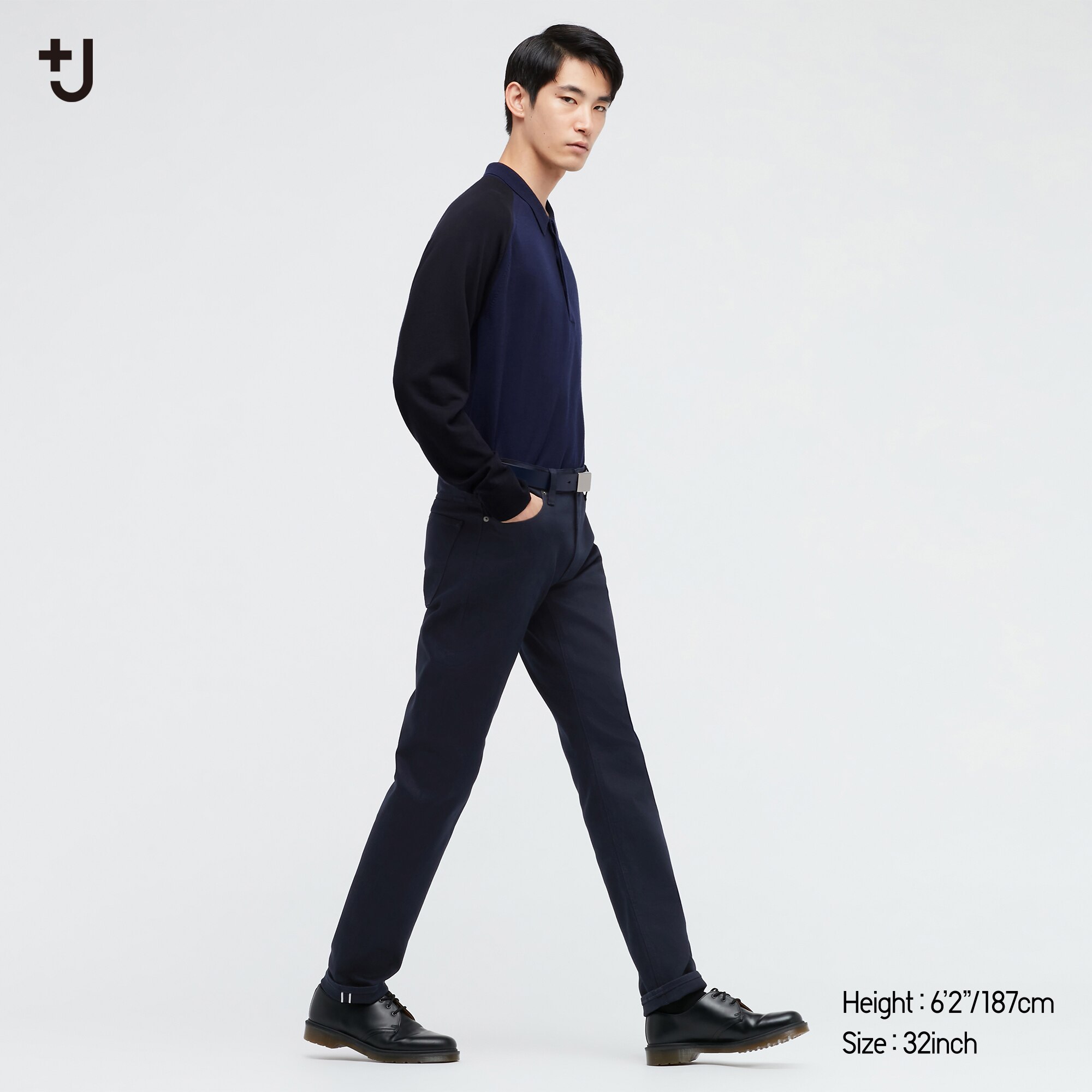 MEN'S +J SELVEDGE SLIM FIT STRAIGHT JEANS | UNIQLO AU