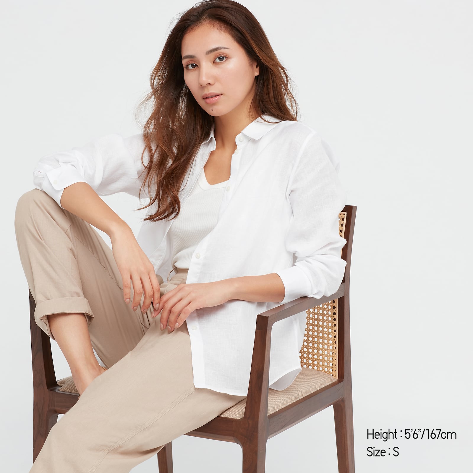 uniqlo.com | Premium Linen Long Sleeve Shirt