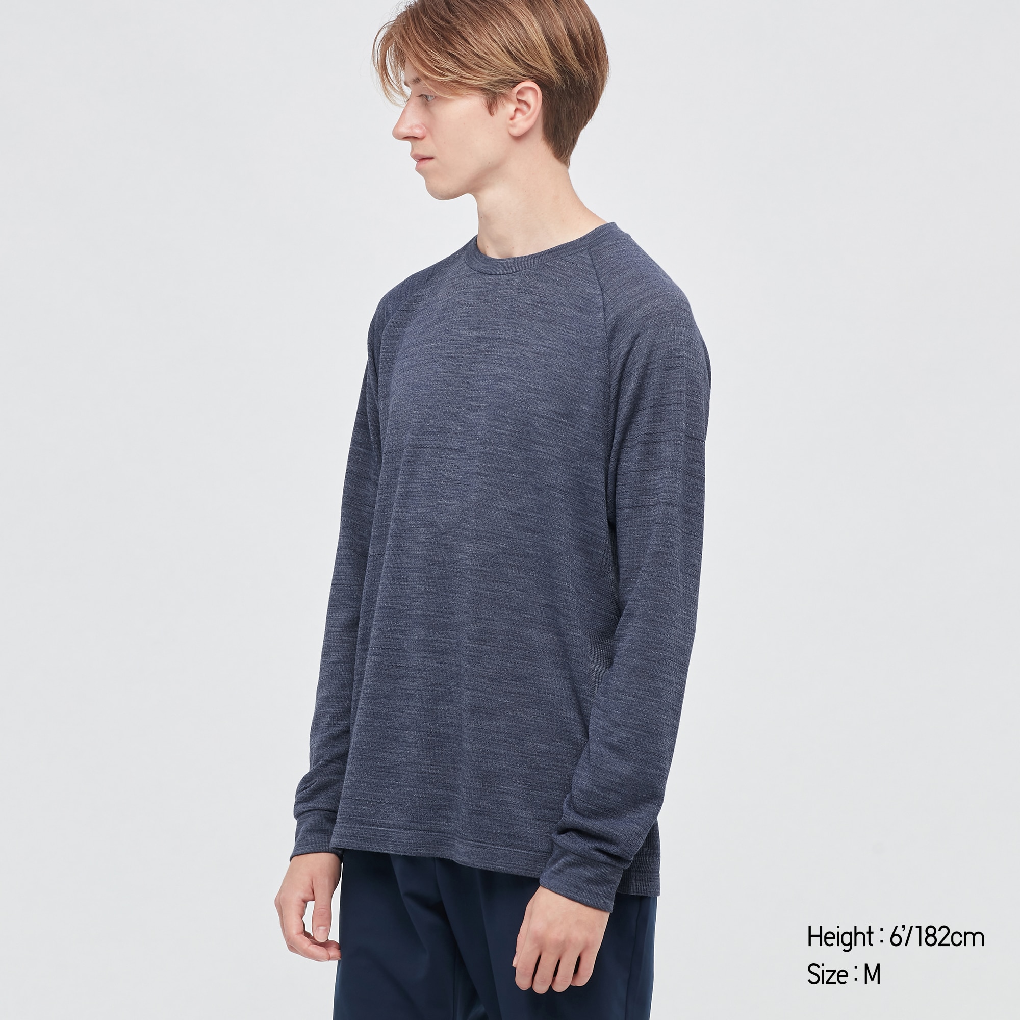 MEN'S +S WOOL BLEND DRY LONG SLEEVE T 