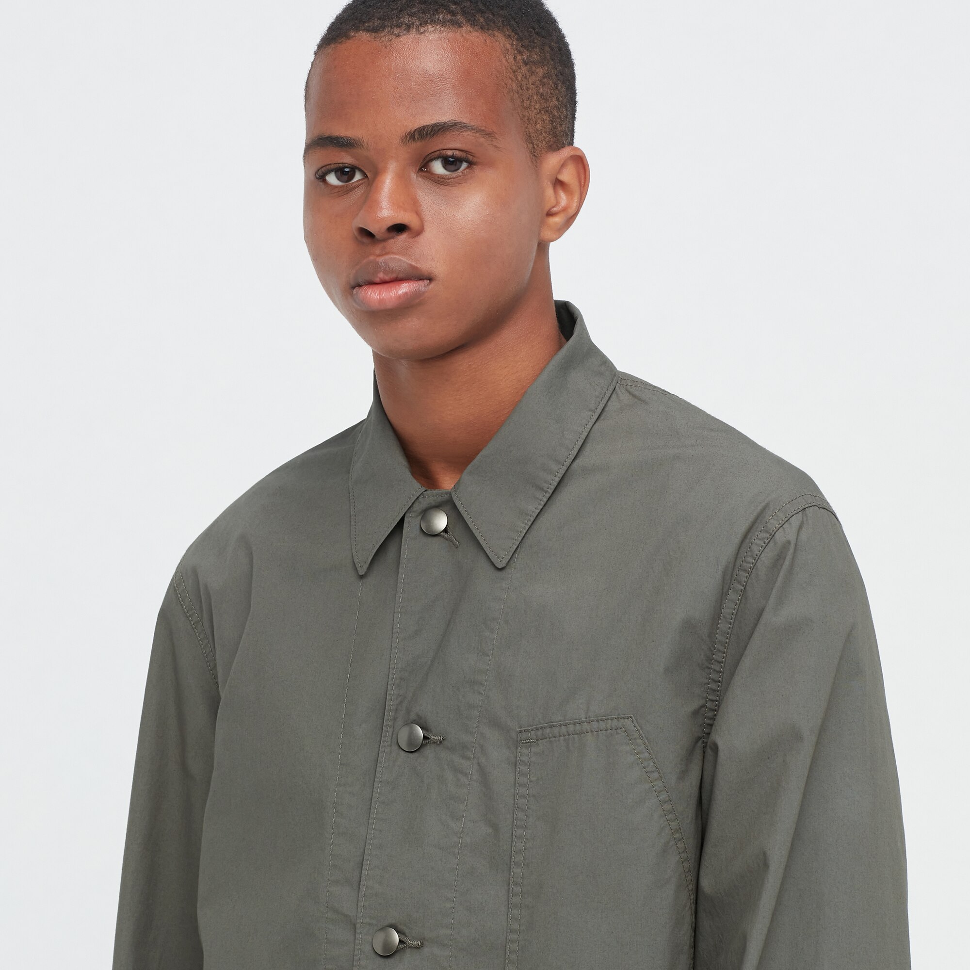 MEN'S UNIQLO U OVER SHIRT JACKET 