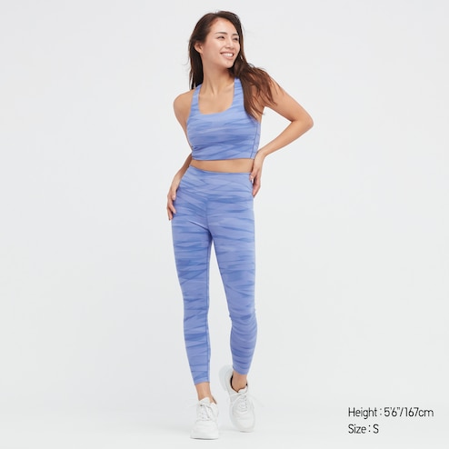 Uniqlo, Pants & Jumpsuits, Uniqlo Airism Leggings Heather Blue