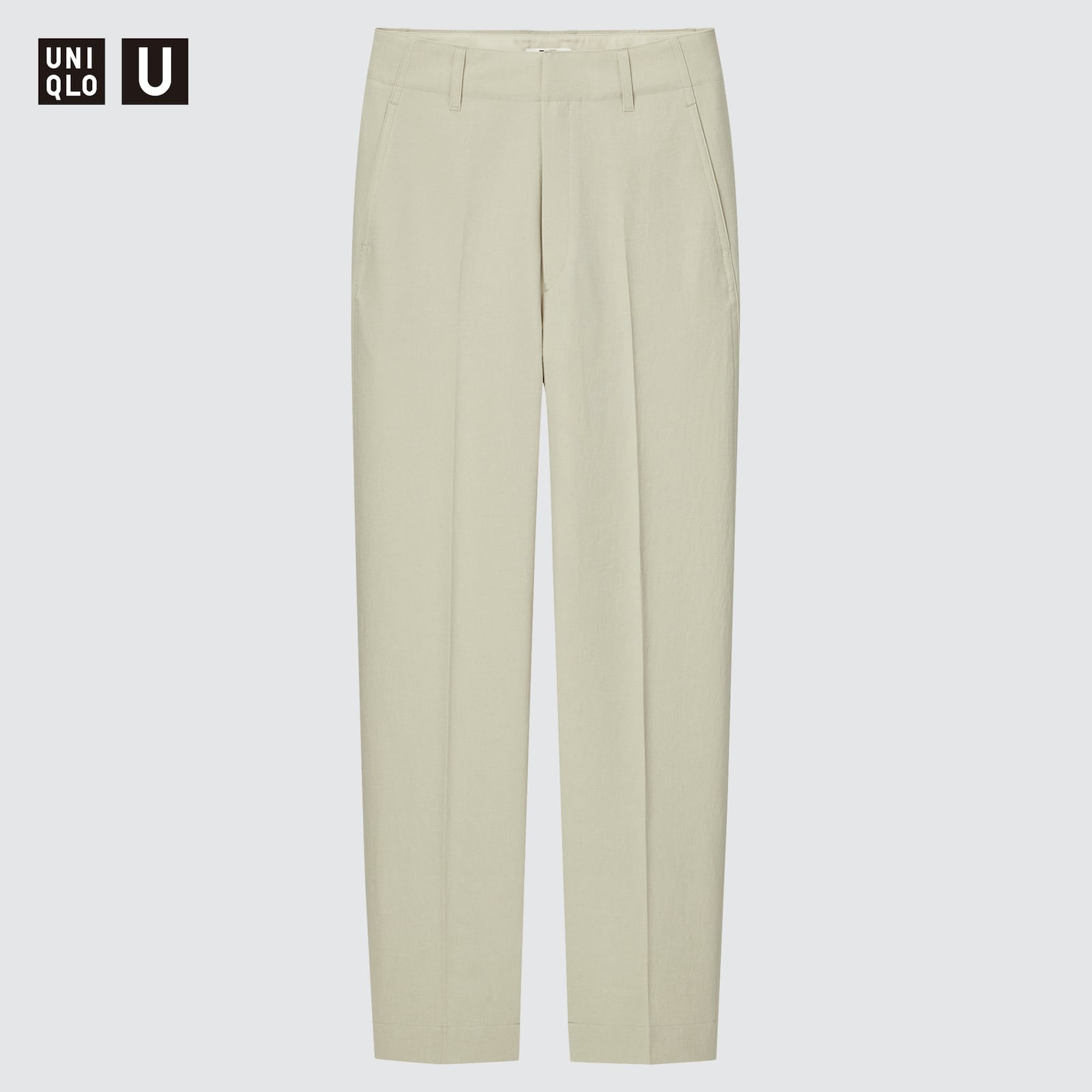 WOMEN'S UNIQLO U BELTED PLEATED WIDE PANTS