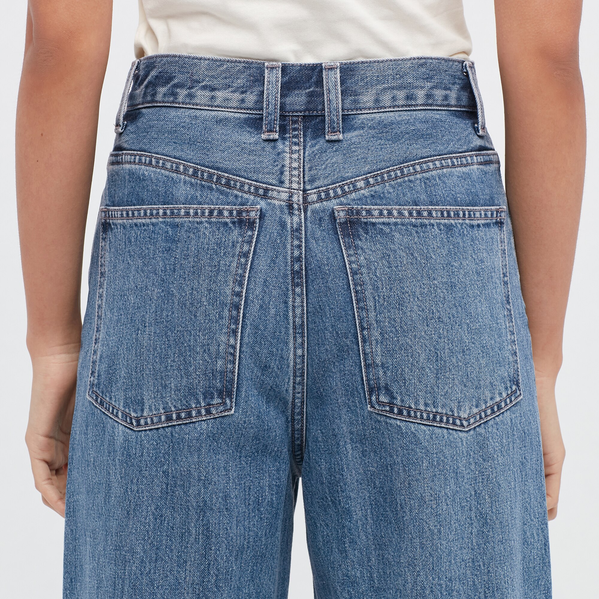 women uniqlo u wide fit jeans