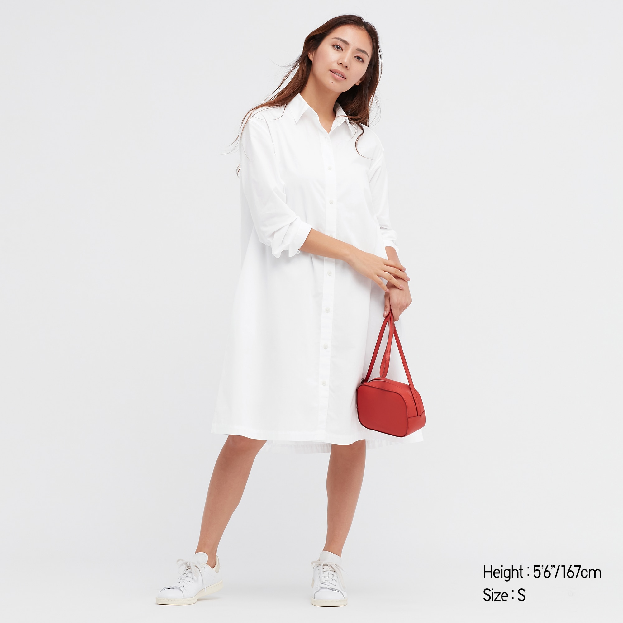 LONG SLEEVE SHIRT DRESS | UNIQLO AU