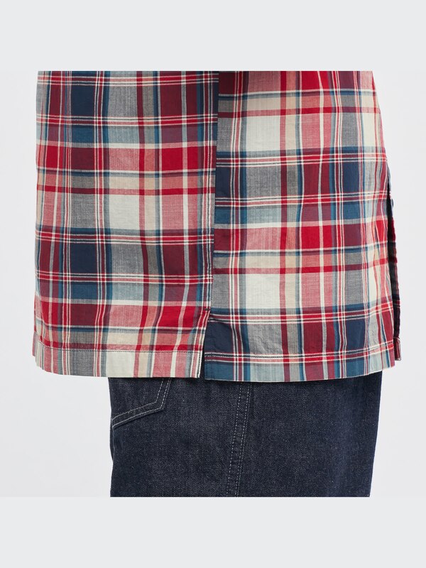 Madras Checked Short Sleeve Shirt