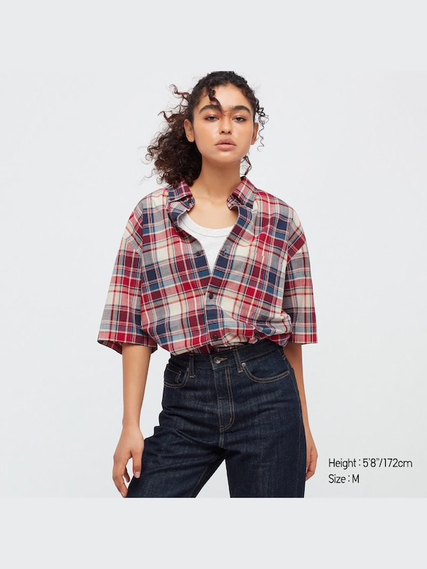 Madras Checked Short Sleeve Shirt