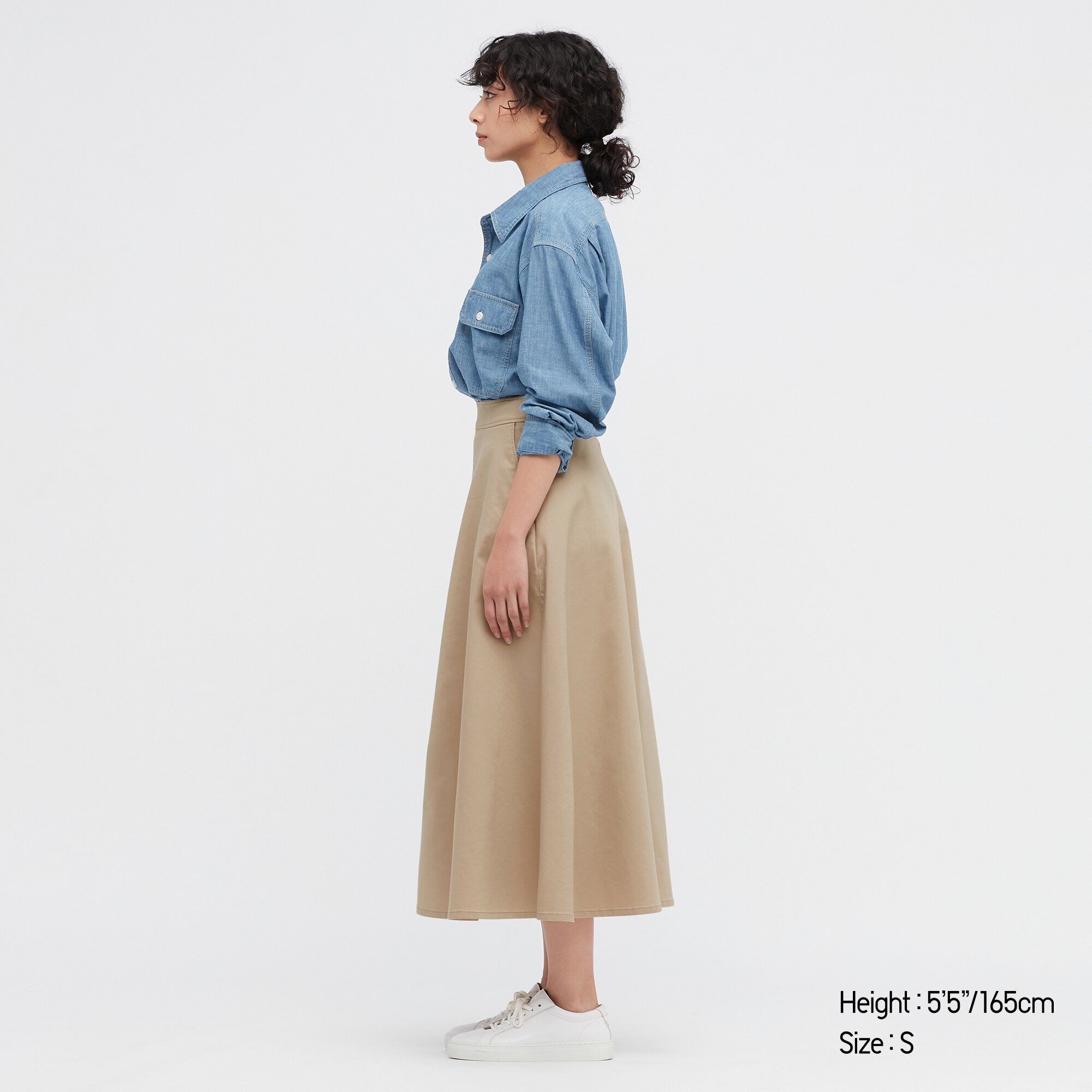 WOMEN'S STRETCH COTTON BLEND CIRCULAR 
