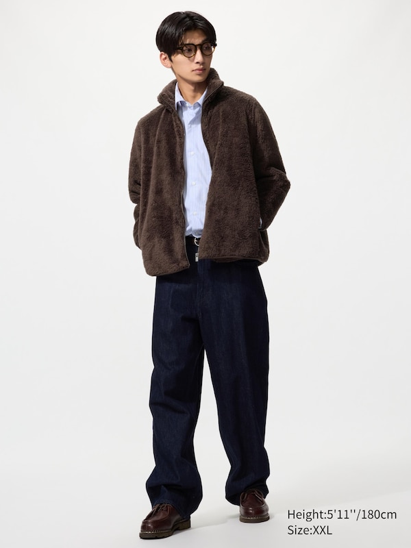 Fluffy Yarn Fleece Full-Zip Jacket