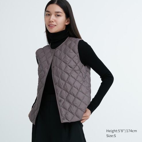 WOMEN'S PUFFTECH QUILTED VEST (WARM PADDED)