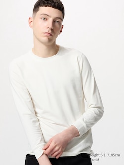 HEATTECH Cotton EXTRA WARM Crew Neck Long Sleeve T-Shirt