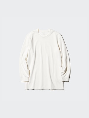 HEATTECH EXTRA WARM Cotton Crew Neck Long Sleeve T-Shirt