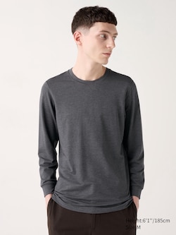 HEATTECH Cotton EXTRA WARM Crew Neck Long Sleeve T-Shirt