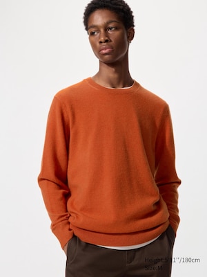 100% Cashmere Crew Neck Sweater