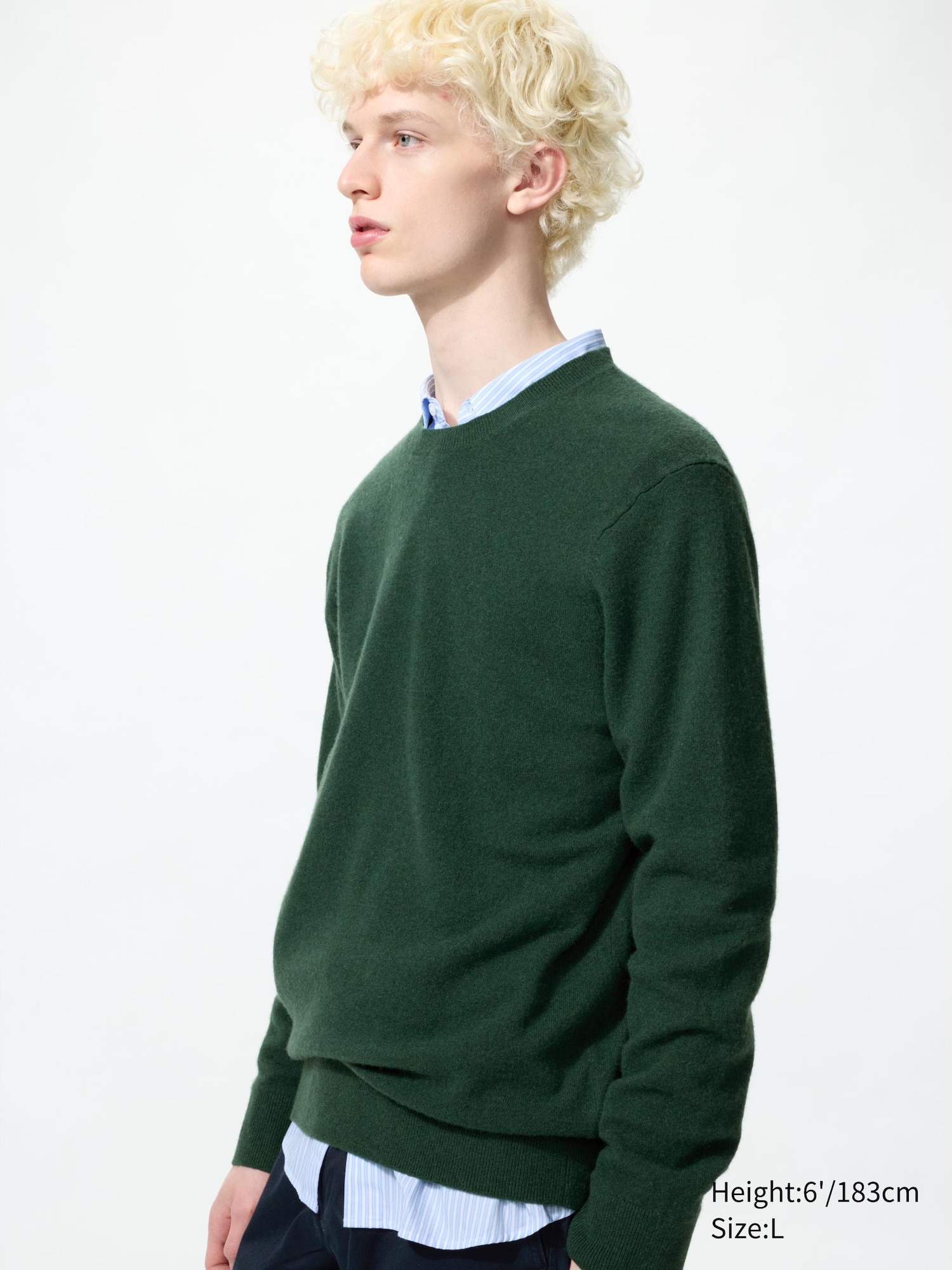 100% Cashmere Crew Neck Sweater