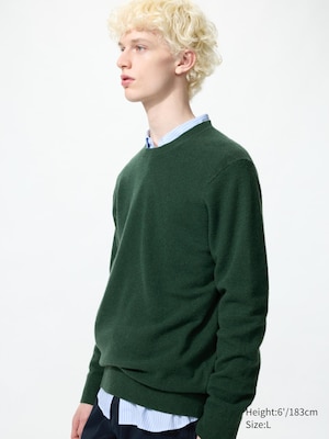 100% Cashmere Crew Neck Sweater