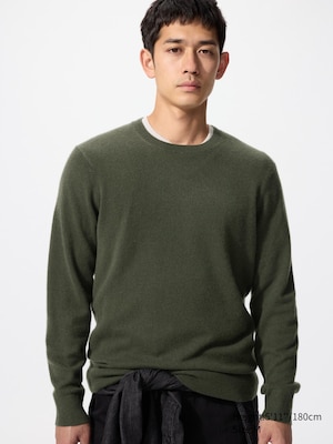 100% Cashmere Crew Neck Sweater