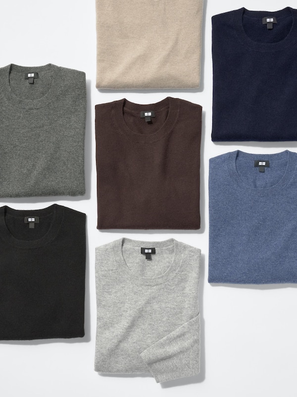 100% Cashmere Crew Neck Sweater