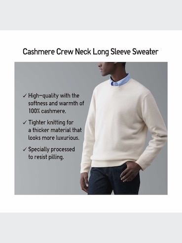 CASHMERE CREW NECK SWEATER
