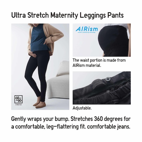 Uniqlo, Pants & Jumpsuits, Xs Uniqlo Black Ultra Stretch Leggings Pants
