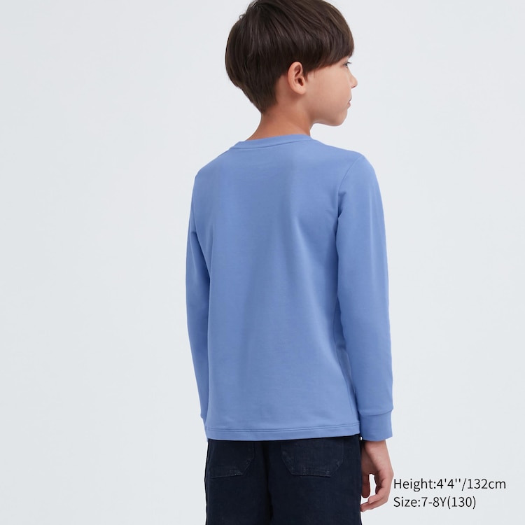 KIDS HEATTECH COTTON CREW NECK T-SHIRT EXTRA WARM | UNIQLO AU