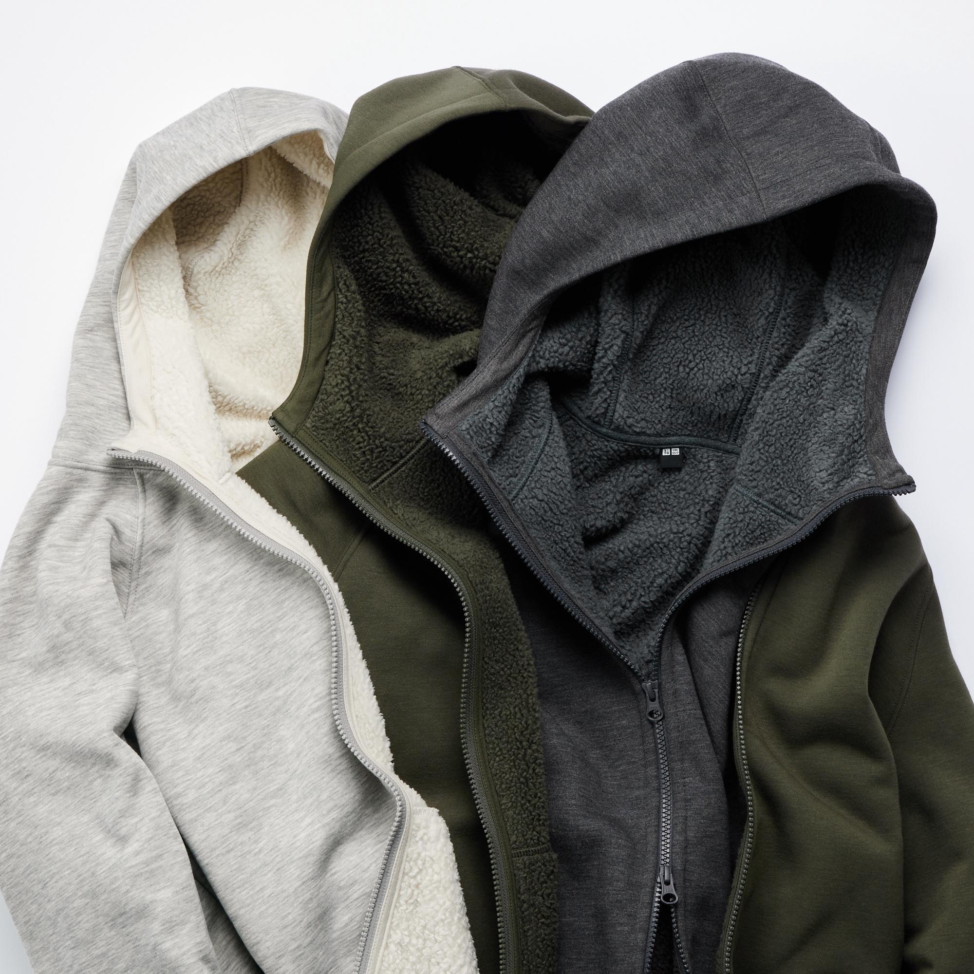 Uniqlo fleece shop lined hoodie