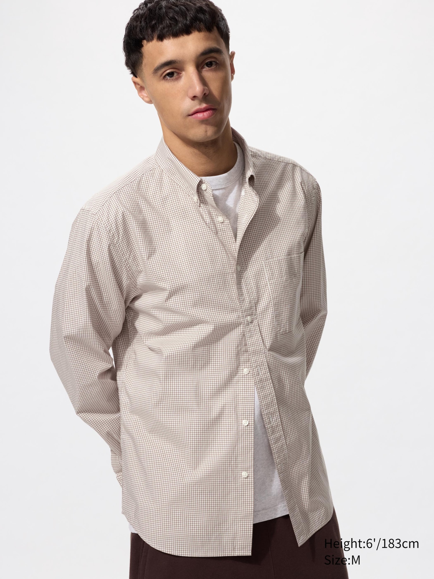 Extra Fine Cotton Broadcloth Long Sleeve Shirt