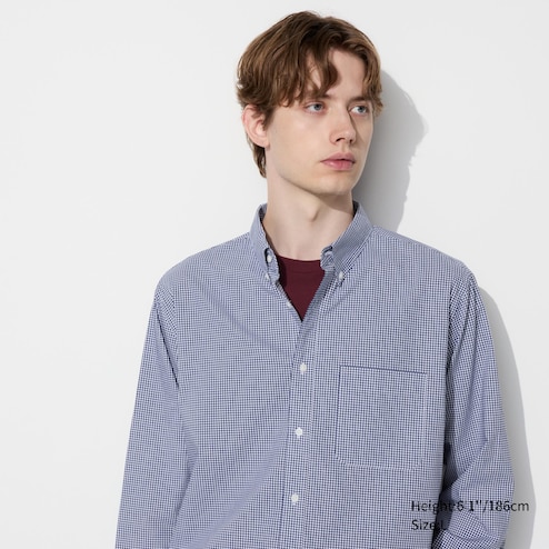 uniqlo extra fine cotton broadcloth long sleeve shirt