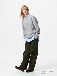 Washable Milano Ribbed Crew Neck Sweater