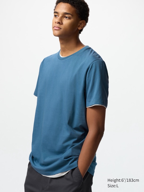 100% SUPIMA Cotton Crew Neck T-Shirt