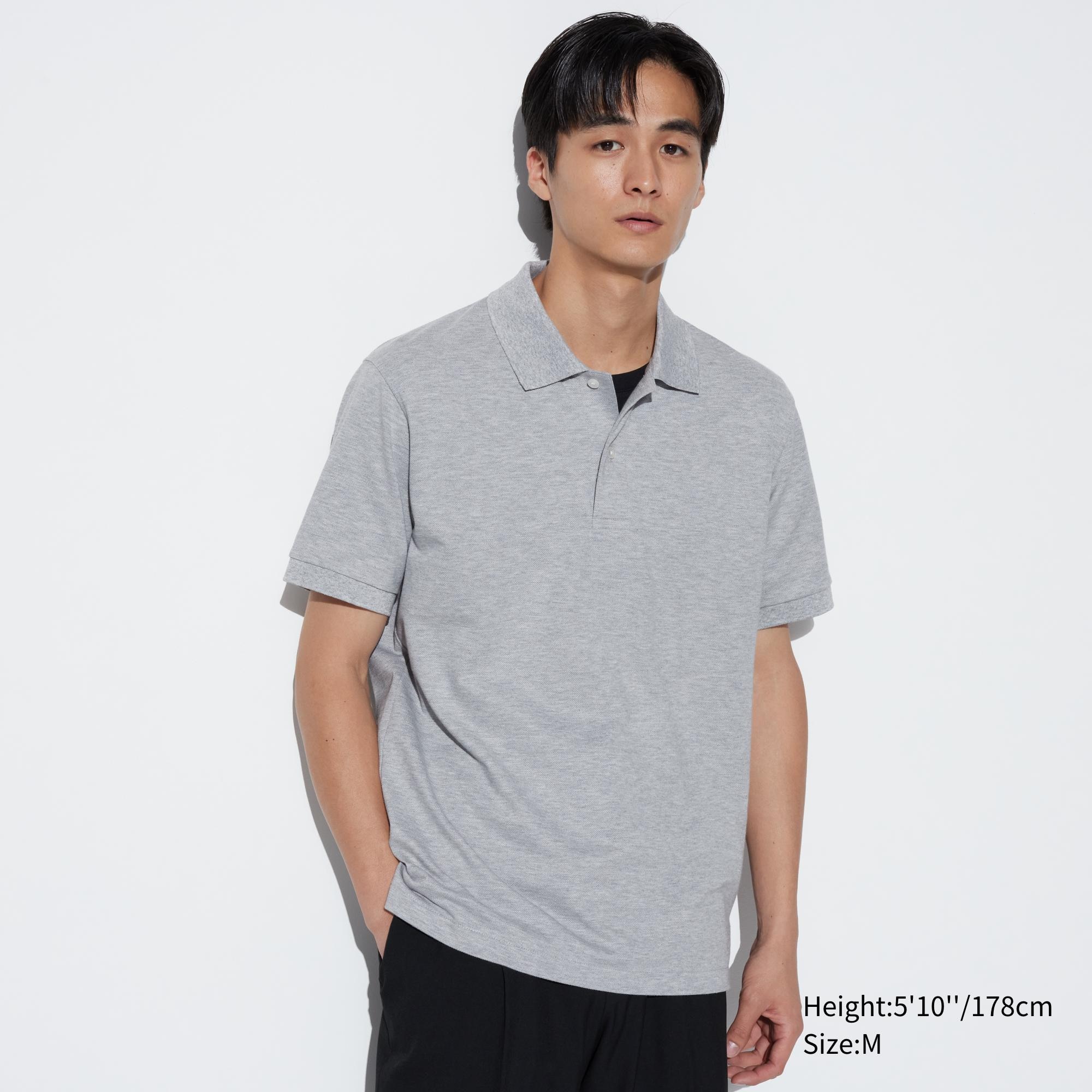 MENS JW ANDERSON DRY PIQUE SHORT SLEEVE POLO PATTERNED  UNIQLO PH