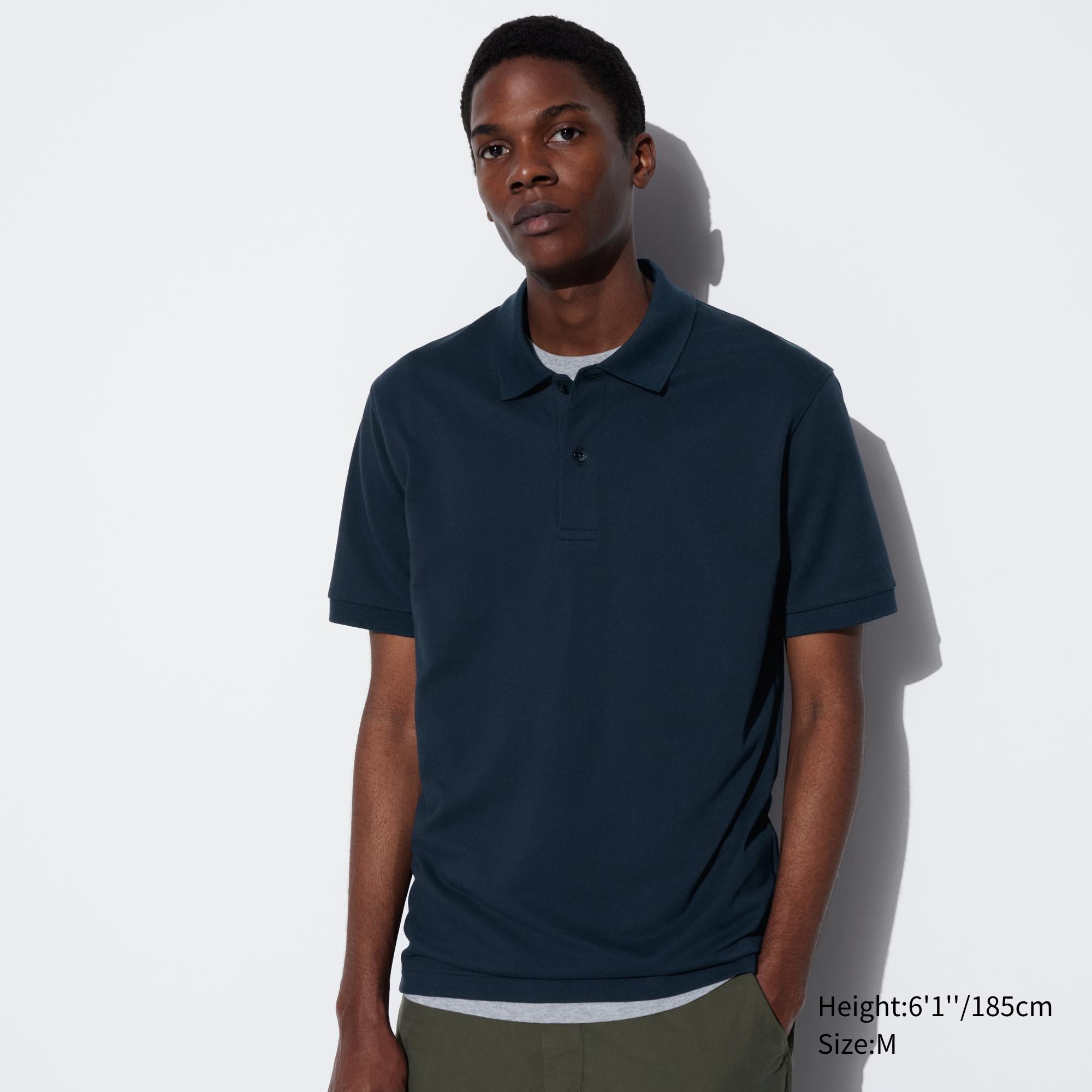 Dry pique shop polo uniqlo