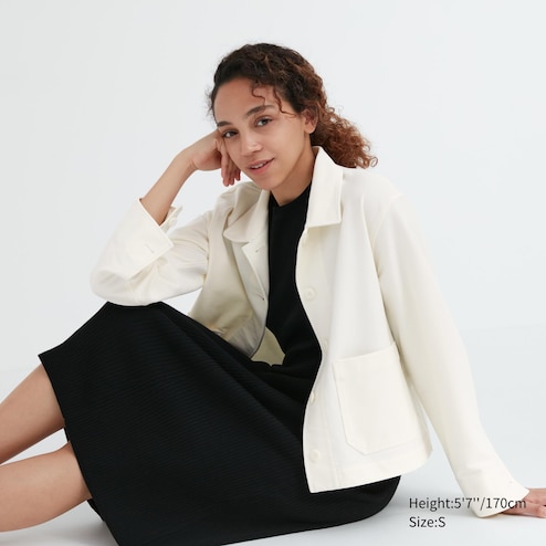 Uniqlo Jersey Relaxed Jacket - UnI Online branded fashion