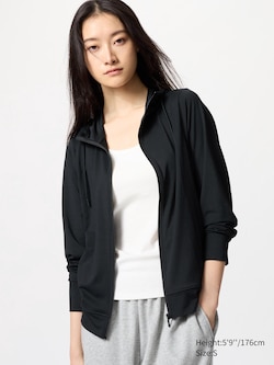 AIRism UV Protection Mesh Full-Zip Hoodie