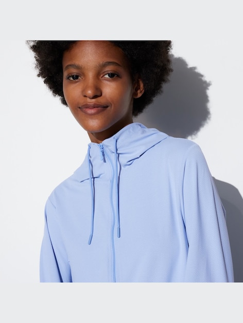 AIRism UV Protection Mesh Full-Zip Hoodie