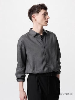 100% European Premium Linen Long Sleeve Shirt