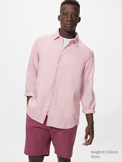 100% European Premium Linen Long Sleeve Shirt
