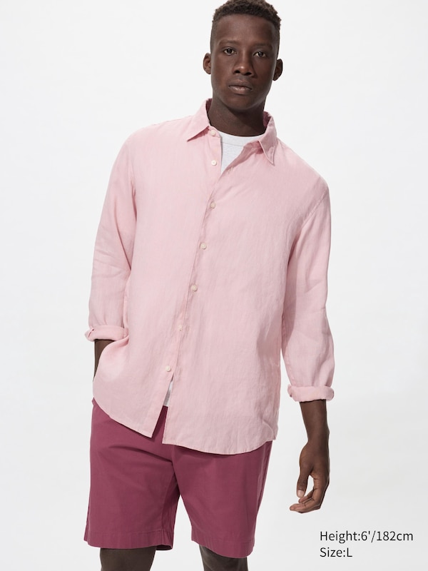 100% European Premium Linen Long Sleeve Shirt