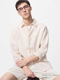 100% European Premium Linen Long Sleeve Shirt