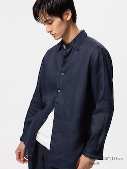 100% European Premium Linen Long Sleeve Shirt