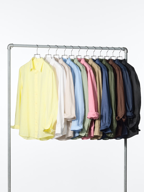 100% European Premium Linen Long Sleeve Shirt