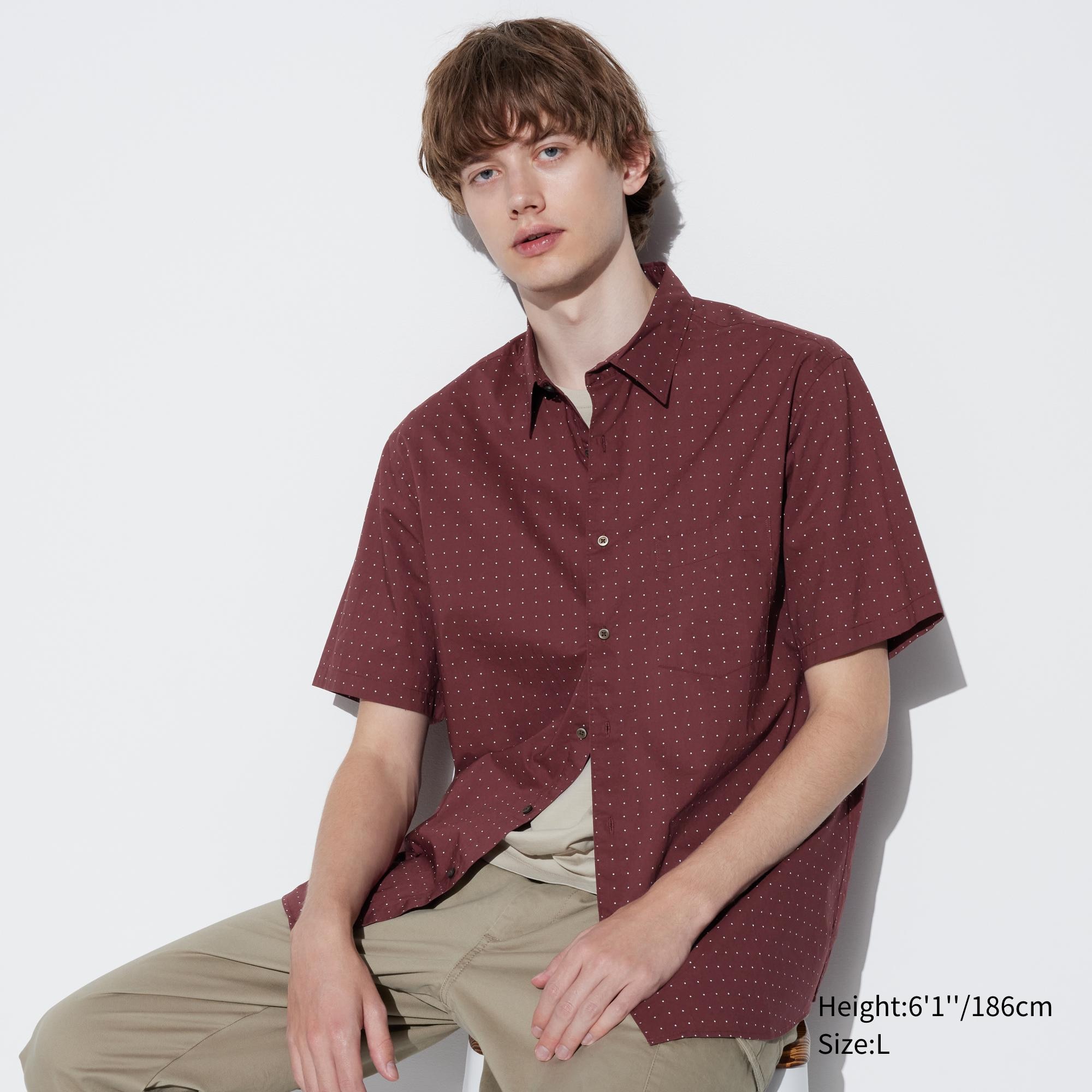 Uniqlo short sleeve cheap dress shirt