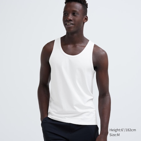 UNIQLO DRY RIBBED TANK TOP - Haul & Try On (All Colors Compared